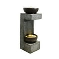 thumbnail image 3 of 34" H Rainfall Fountain with Bowl On Top with LEDS, 3 of 5