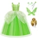 thumbnail image 2 of Disfraz de princesa Tinkerbell para niña pequeña, ropa de lujo con cuero oral elu y lentejuelas, para niños de 3 a 7 años Año Nuevo zhangyuxiang unisex, 2 of 2