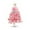 Pink, variant on JeashCHAT Mini Christmas Tree Pink Tabletop Christmas Tree with Plastic Stand, 17.72" Artificial Desktop Xmas Tree with Christmas Ornaments, Home Christmas Party Holiday Decor