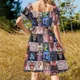 thumbnail image 3 of Misfit-Vestidos cuadrados sin mangas para mujer ropa de verano, 3 of 5