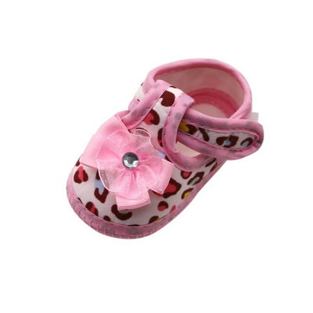 

Newborn Baby Girl Princess Mary Jane Shoes Toddler Infant Wedding Dress Flat Shoes