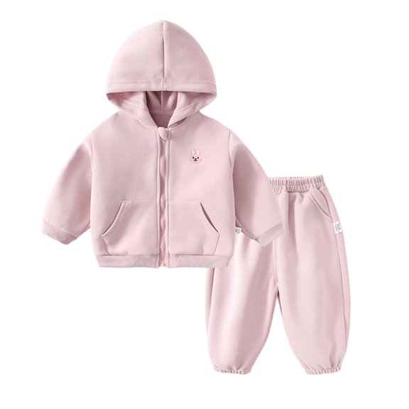 Gunia Toddler Girls Hoodie And Sweatpants 2 Piece Athletic Outfits Set Tracksuit Fall Winter Clothes,Size 1-5 Years