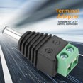 thumbnail image 3 of 10 Uds Adaptador de Enchufe Macho de CC Conector de Terminal de Baja Frecuencia para CáMara CCTV Conectada 5,5x2,1mm, 3 of 9