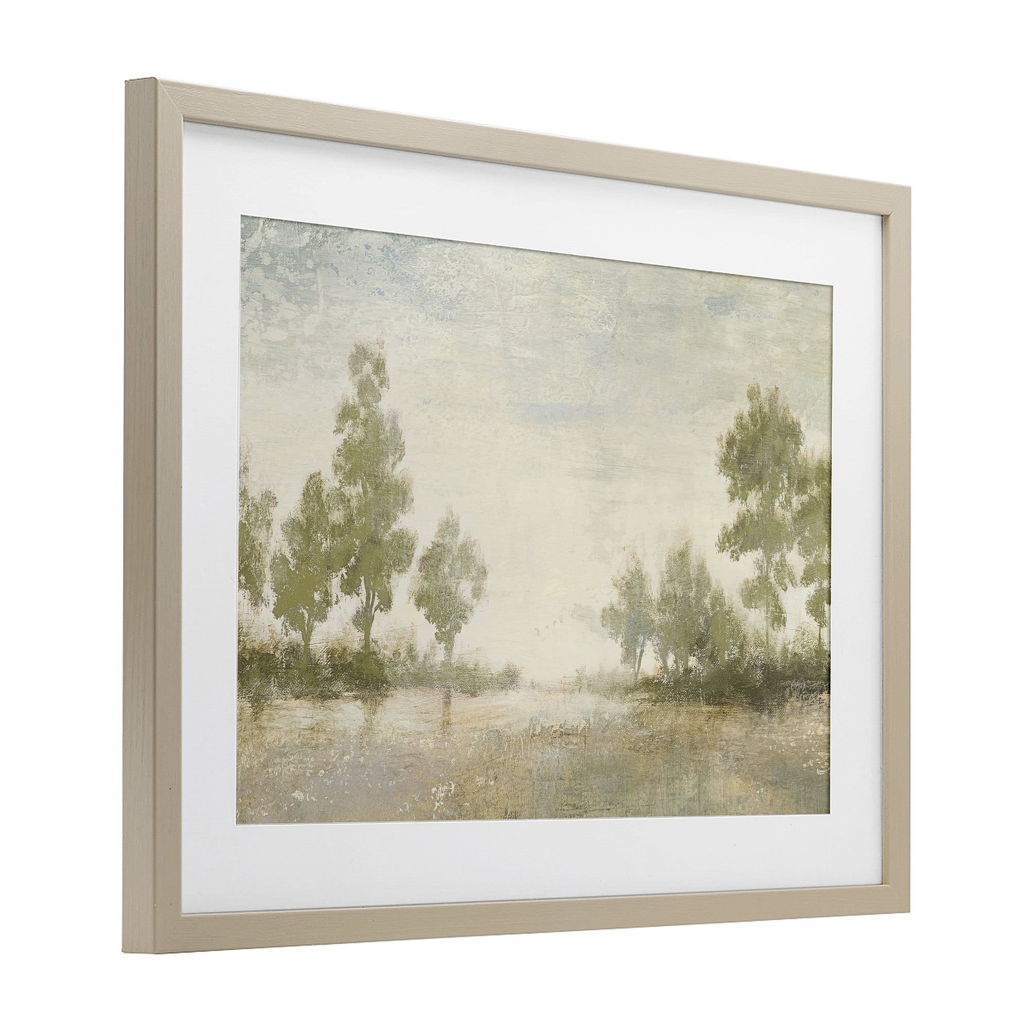 Stupell Industries Forest Light Distant Valley Birch Framed Print Under Glass, design by Michael Marcon