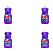 Ajax Ultra with Fabuloso Lavender Scent Liquid Dish Soap ( 28 fl oz  x  4 ) – 4 Pack bottles