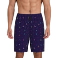 thumbnail image 1 of Fotbe Mathematical Symbols Pantalones Cortos de Pijama para Hombre, Ropa de Dormir, Pantalones de Pijama Cortos para Hombre-3X-Large, 1 of 6