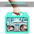thumbnail image 5 of ELEHOLD iPad mini 6th Gen 8.3" 2021 Kids Case, Cute Cartoon EVA Kids-Friendly Handle Grip Kickstand Shockproof Rugged Protective Case for iPad mini 6th 8.3 inch, Mintgreen, 5 of 8