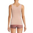 thumbnail image 4 of Real Comfort Women's Lucy Seamless Basic Shaping Tank Top, 2-Pack, 4 of 5