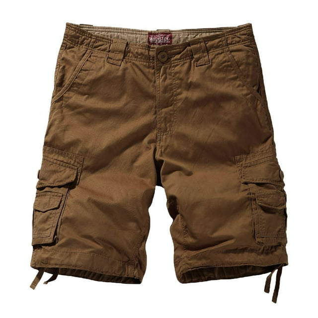 Cargo Short Match Twill Comfort para hombre, talla 6XL/44, color barro