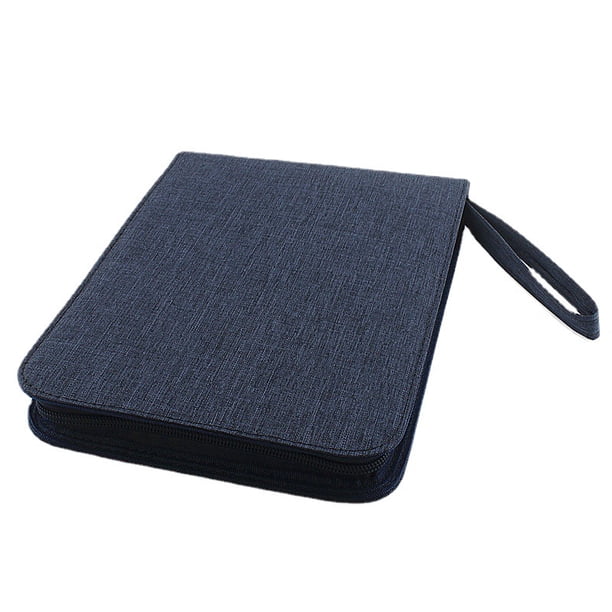 Bolsa de almacenamiento para bolígrafos, 10/24/48 cuadrículas, sencilla, impermeable, a prueba de polvo, caja para bolígrafos, lona de almacenamiento múltiple, multifuncional