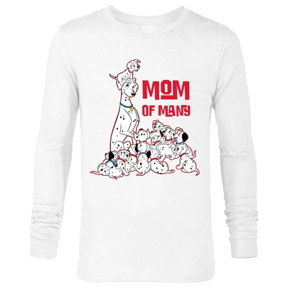 Disney 101 Dalmatians Perdita Mom of Many - Long Sleeve T-Shirt for Men - Customized-White
