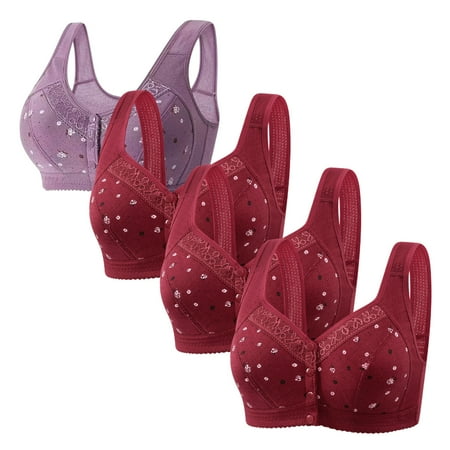 Up to 50% OFF Comfortable Lace Bra  Breathable Underwire-Free  Soft Seamless  No Rims  For Everyday  Supportive Bra  Women s Bralette  Curvy Skirt|Nylon Spandex Purple Sopatenor