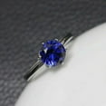 thumbnail image 2 of HeartsAndYou 2ct Natural Blue Sapphire Engagement Ring 6 Prong Solitaire 14k SOLID White Gold, 2 of 8