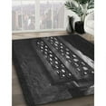 thumbnail image 3 of Ahgly Company Machine Washable Indoor Rectangle Transitional Carbon Gray Area Rugs, 4' x 6', 3 of 7