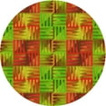 thumbnail image 1 of Ahgly Company Indoor Square Patterned Pistachio Green Area Rugs, 3' Square, 1 of 6