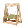 thumbnail image 3 of Wooden Swing Hammock for Cats, Sturdy Rope, Breathable Fabric,  Structure, Multi Purpose, Wood Material, Suitable for All Seasons, 3 of 8