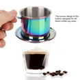 thumbnail image 4 of Filtres à Café Réutilisables pour Cafetière à Filtre Portable en Acier Inoxydable, 4 of 8