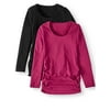 Maternity Long Sleeve Top, 2-Pack - Available in Plus Sizes