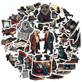 thumbnail image 2 of KUIZAP Waterproof Seal Stickers Vinyl Detective Stickers Retro Style Stickers for Notebooks Laptops Suitcases, 2 of 5