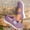 Purple, variant on Women Mary Jane Shoes Slip on Walking Flats Comfortable Dressy Mesh Knit Washable Casual Shoe with Arch Support White 8.5(41)