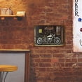 thumbnail image 4 of Dibujo de chapa de motocicleta, pintura de Metal, pared de estaño, póster para el hogar, cartel para dormitorio Tmvgtek Para estrenar, 4 of 9