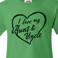 thumbnail image 4 of Inktastic I Love My Aunt and Uncle in Black Chalk Heart Youth T-Shirt, 4 of 5