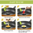 thumbnail image 6 of MSDADA Large 3.5 inch Round Egg Rings, Nonstick Stainless Steel Egg Ring with Anti-scald Handle for English Muffins Pancake Cooking Griddle - Breakfast Tool for Eggs Frying/Shaping(2Pack), 6 of 7