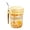 Multicolor C, variant on AuroraX Oatmeal Jar with Lid Glass Salad Shaker Container Spoon Airtight Measuring Marks Leakproof Meal Prep Glass Jar