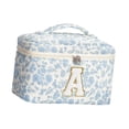 thumbnail image 4 of Bolsa de maquillaje de viaje, resistente, organizador para brochas de maquillaje, lápiz de cejas y lápiz labial. L, 4 of 9