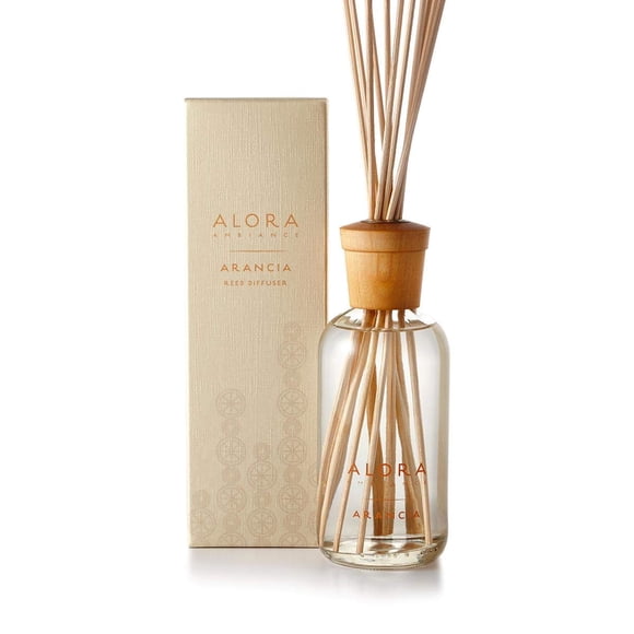 Reed Diffuser Alora Ambiance Arancia, 240 ml, fragancia duradera
