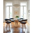 thumbnail image 2 of Worsham 39" Dining Table with Gold Base and Tempered Glass Top – Featuring a Stylish Platner-Inspired Design for a Sophisticated and Contemporary Dining Space, 2 of 3