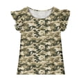 thumbnail image 3 of Cute Summer Shirts with Ruffle Sleeves for Girls 3-15 Years, 3 of 8