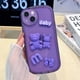 thumbnail image 2 of Xiaomi Mi 13 12 12T 11T 11 Lite Redmi Note 11S 10 10S Pro 4G 5G Cute 3D Clear Purple Bear Case A Prueba De Golpes Funda De Dibujos Animados, 2 of 3