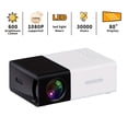 thumbnail image 2 of Mini Proyector HD Para Juegos Grandes, Con HDMI, USB, Mejore Su Experiencia De Películas, TV Y Juegos, Para Oficina/escuela/reunión/formación De Equipos/presentación. Compatible Con Android/IOS/Window, 2 of 3