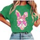 thumbnail image 1 of Tops de Manga Corta de Verano para las Mujeres Imprimir Blusa de Cuello Redondo, Moda Ligera de Poliéster Spandex, 1 of 6