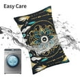 thumbnail image 6 of Fuzoiu Boho Dreamcatcher Print Pillow Case with Hidden Zipper,Pillow Covers,Soft and Comfortable Pillowcase-16"x24", 6 of 6