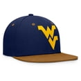 thumbnail image 3 of Men's Fanatics Navy/Brown West Virginia Mountaineers NoBo Fitted Hat, 3 of 4