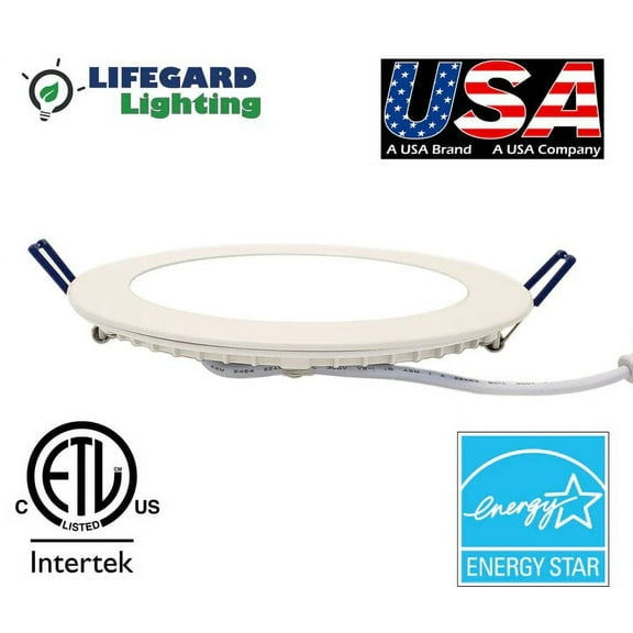 4'' ROUND Dimmable LED Recessed Light - 12W Color Choice: 3000K-4000K-5000K