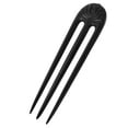 thumbnail image 2 of MOVTOTOP 1Set Vintage Chinese Hair Chopsticks Black Lotus Shape For Formal Events, 2 of 7