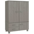 thumbnail image 2 of vidaXL Wardrobe Armoire Closet Storage Organizer Rack HAMAR Solid Wood Pine, 2 of 6
