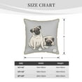 thumbnail image 4 of ZNDUO Throw Pillow, 20"x20" Bed Pillow and Couch Pillows - Indoor Decorative Pillows，Cartoon Baseball Dog Throw Pillow, 4 of 8