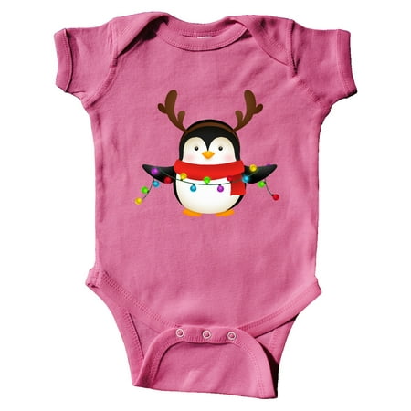 

Inktastic Penguin Xmas Gift Baby Boy or Baby Girl Bodysuit