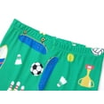 thumbnail image 5 of Beezizac Little Boys Pajamas Green Sport Balls 2-Piece Comfy Snug-fit Short Sleeve PJ Set Big Kid Children Size 14, 5 of 7