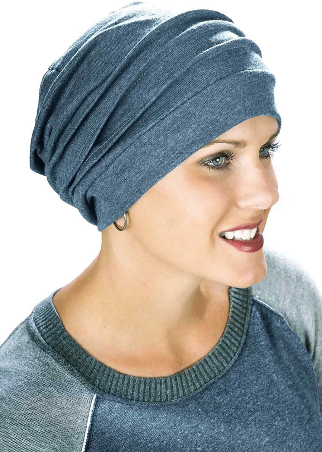 6539 Slouchy Beanie For Women Beret Snood Hat Headcovers Cancer Headwear 1 PCS Women Baggy Slouchy Beanie Chemo Hat Cap Slouchy Snood  main image 2