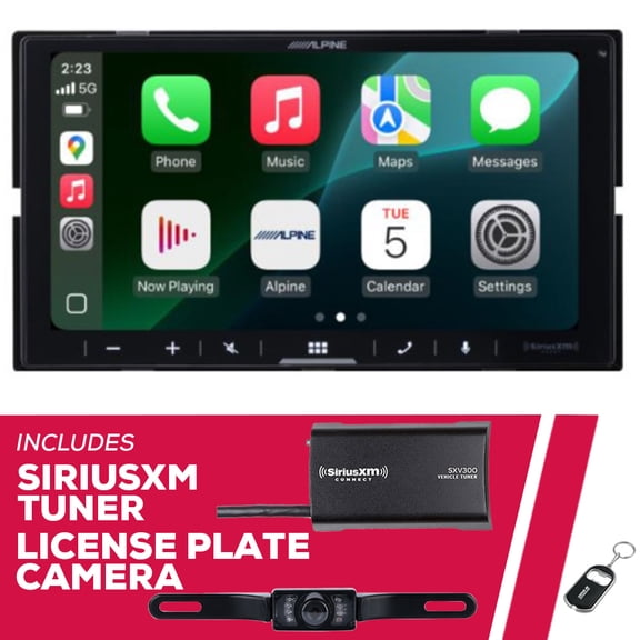 New Alpine iLX-W770-M 6.75" Multimedia Receiver w/ SiriusXM, License Plate Camera