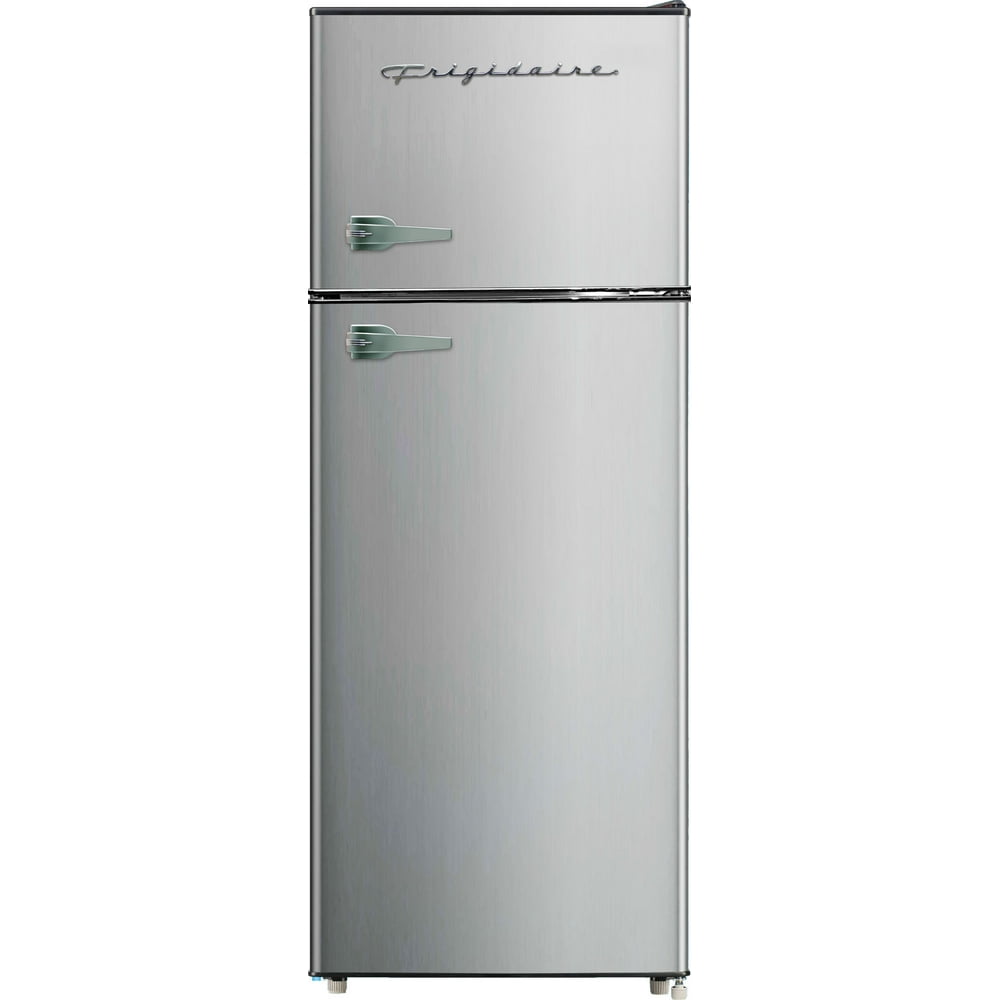 Frigidaire 7.5 Retro Fridge, Platinum Design, (EFR751)