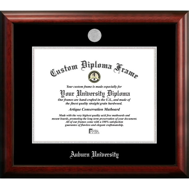 Campus Images Auburn University 17w x 13h Silver Embossed Diploma
