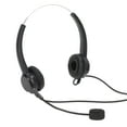Call Center Headset Adjustable Wired Noise Cancelling Customer Service Headset for RJ9 Headset