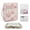 Pink - Rose, variant on ZUXONGSY Rose Print Extra-Large Quilted Bible Cover for Women with Carrying Handles, Organized Storage for Study Supplies, Meaningful Christian Gift