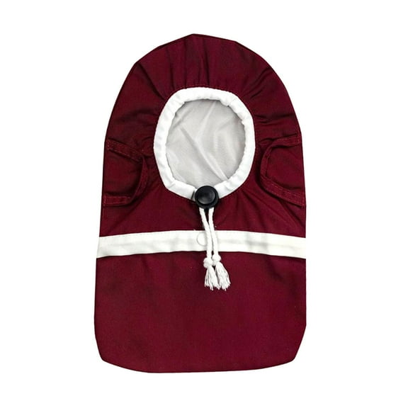 yotijay Ostomy Bag Protection Cover Round Opening Supplies Washable Ostomy Bag Pouch dark red